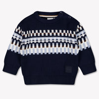 Boss bebe Chicos suéter en Navy