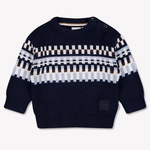 Boss bebe Chicos suéter en Navy