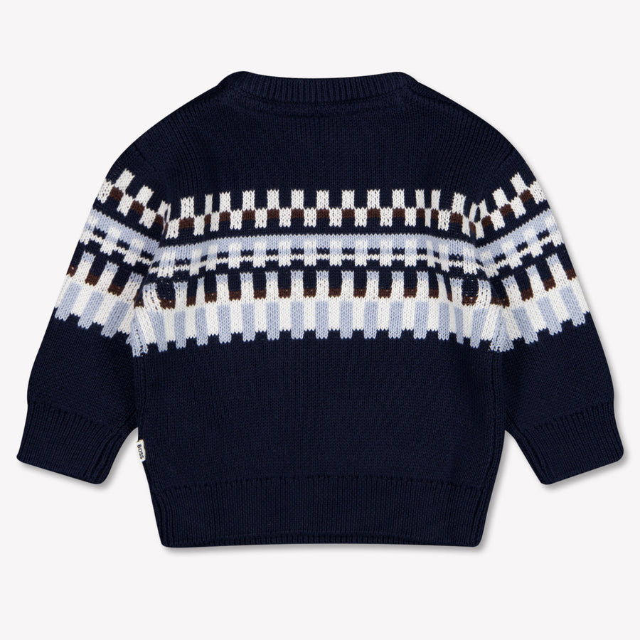 Boss bebe Chicos suéter en Navy
