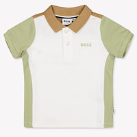 Boss bebe Chicos polo en Blanco