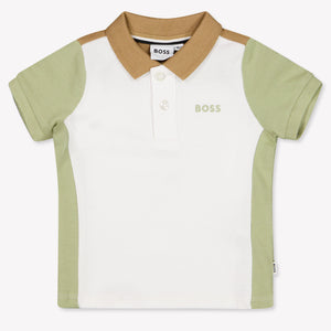 Boss bebe Chicos polo en Blanco