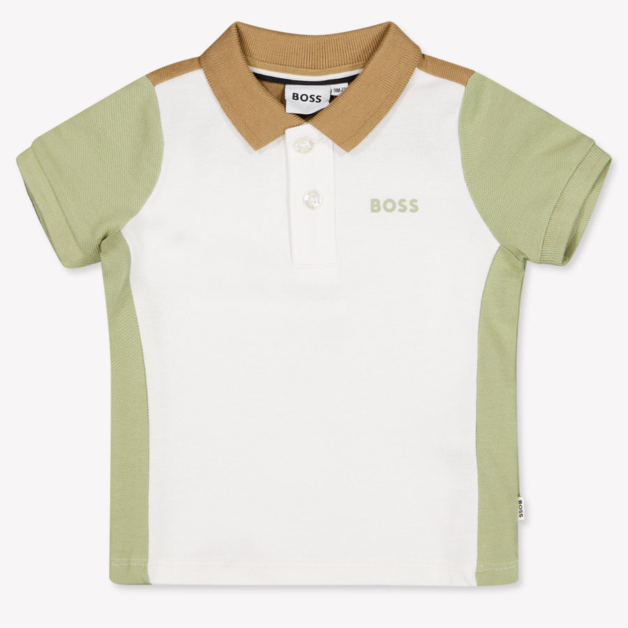 Boss bebe Chicos polo en Blanco