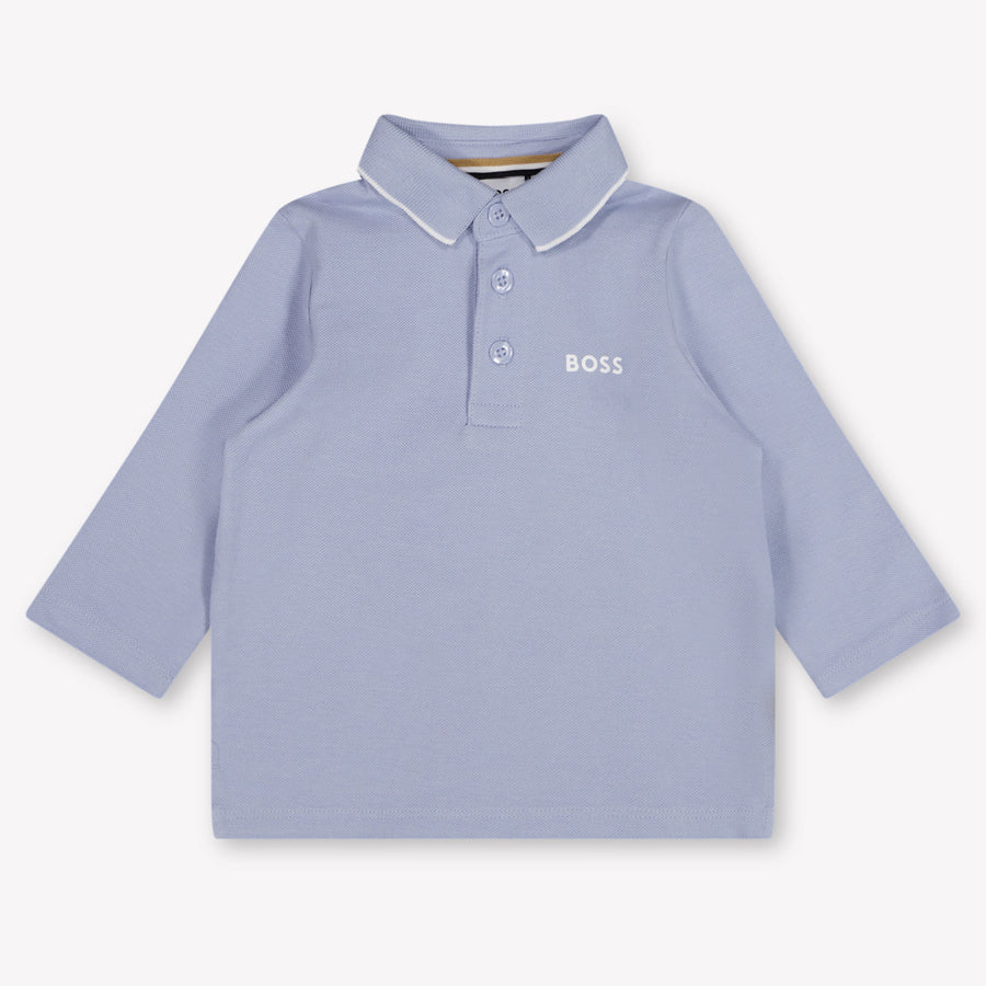 Boss Bébé Garçons Polo En Bleu Clair