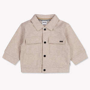 Boss Bébé Garçons Cardigan en Beige