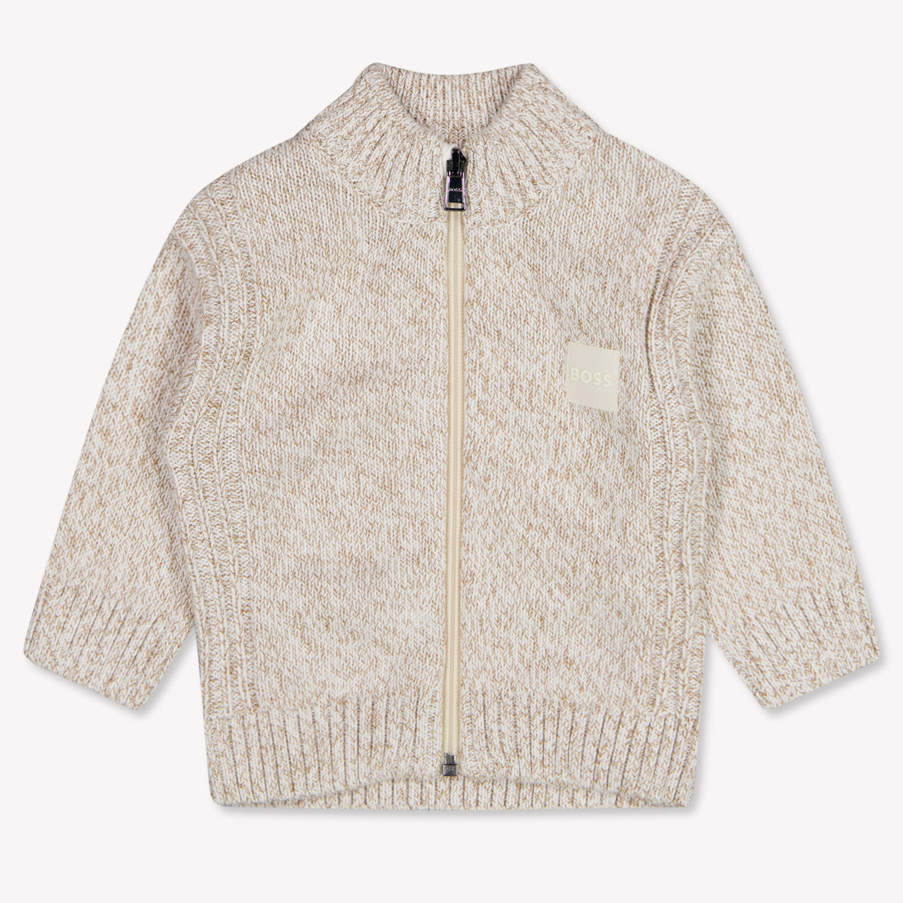 Boss Bébé Garçons Cardigan en Beige Clair