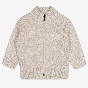 Boss Bébé Garçons Cardigan en Beige Clair