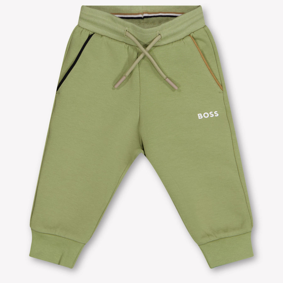 Boss bebe Chicos pantalones en Verde Claro