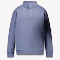 Boss Kinder Jongens Trui In Licht Blauw