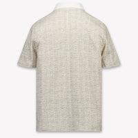 Boss Kids Boys Polo In Light Beige