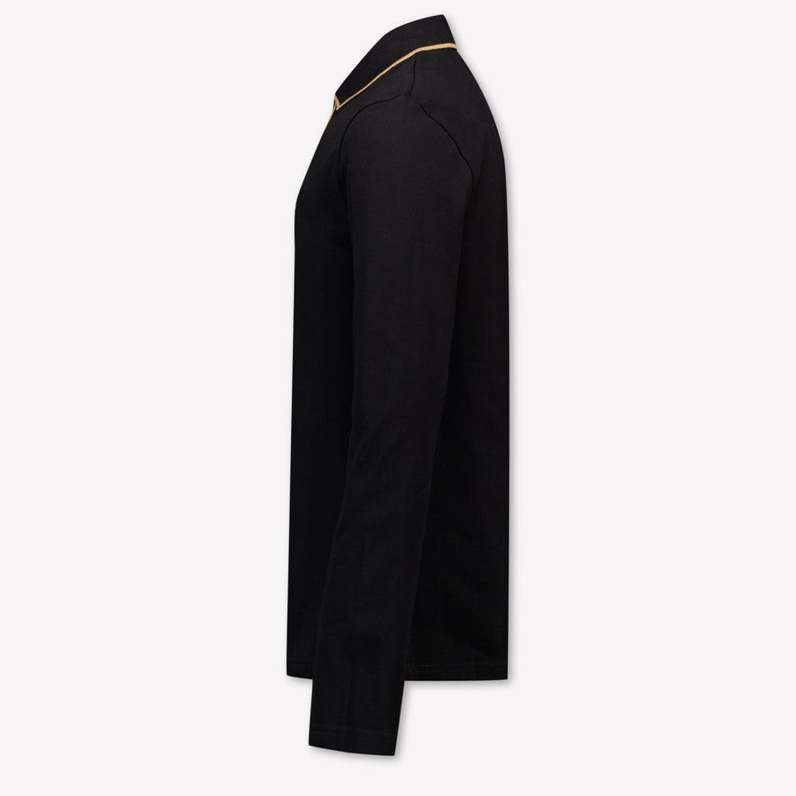 Boss Bambini Ragazzi Polo In Nero