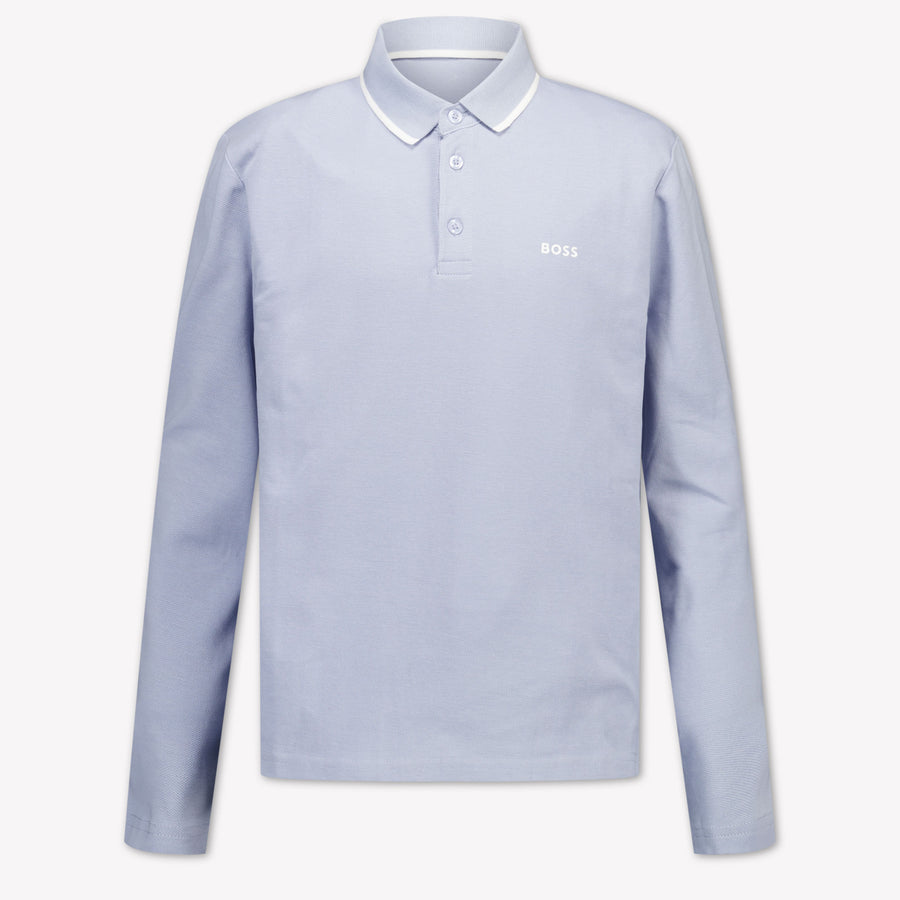 Boss Jungen Poloshirt in Hellblau