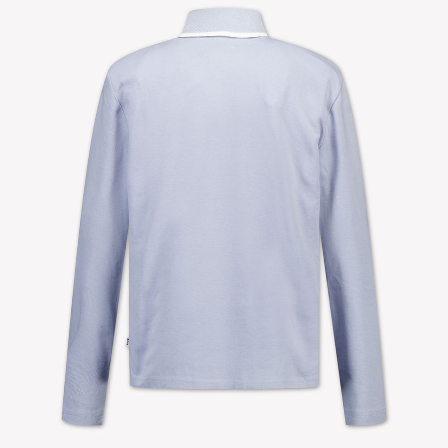 Boss Jungen Poloshirt in Hellblau