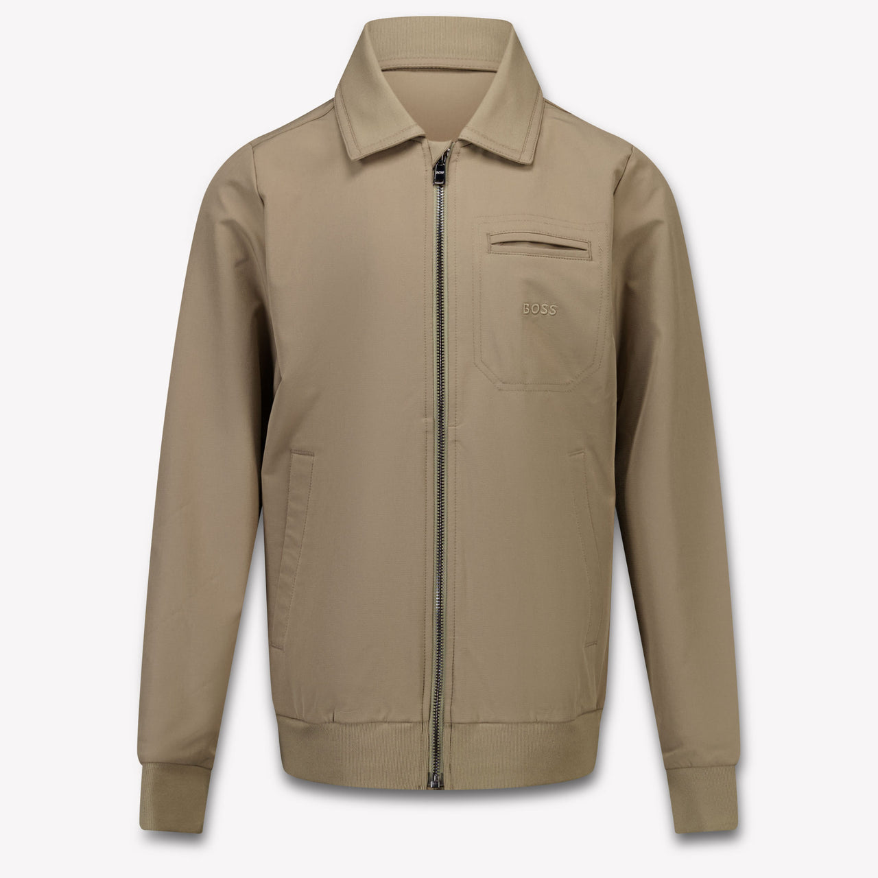 Boss Enfants Garçons Cardigan en taupe