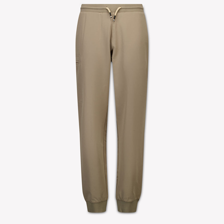 Boss Kids Boys Pants In Taupe