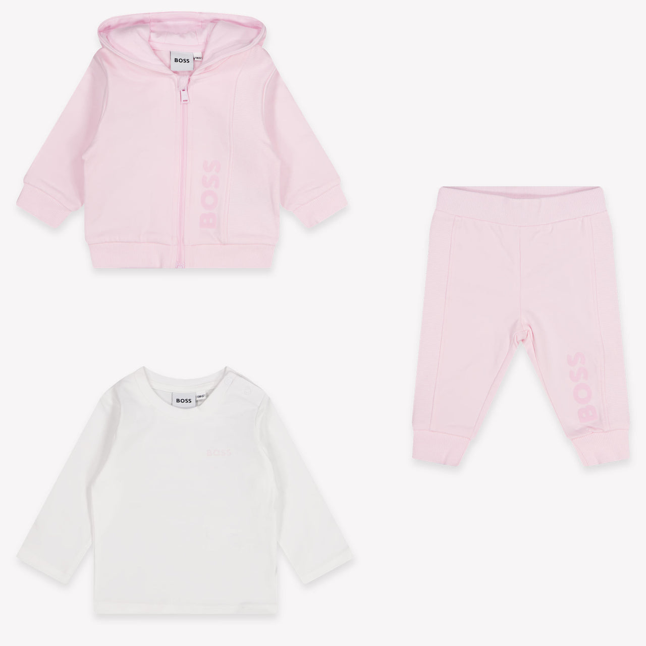 Boss Bébé Filles Survêtement de jogging Rose Léger