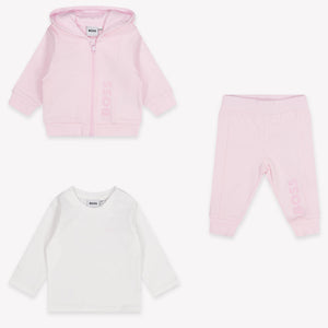 Boss Bébé Filles Survêtement de jogging Rose Léger