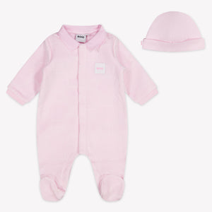 Boss Bambino Ragazze Tutina dentro Rosa Chiaro