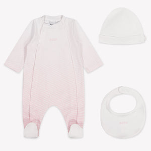 Boss Bambino Ragazze Tutina dentro Rosa Chiaro