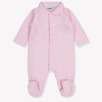 Boss Bébé Filles Combishort dans Rose Léger