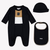 Boss Baby Jungen Strampler in Schwarz