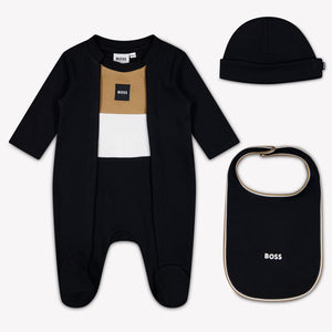 Boss Baby Boys Playsuit In Black