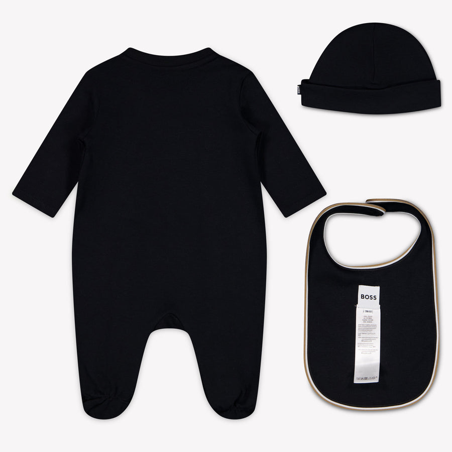 Boss Baby Boys Playsuit In Black