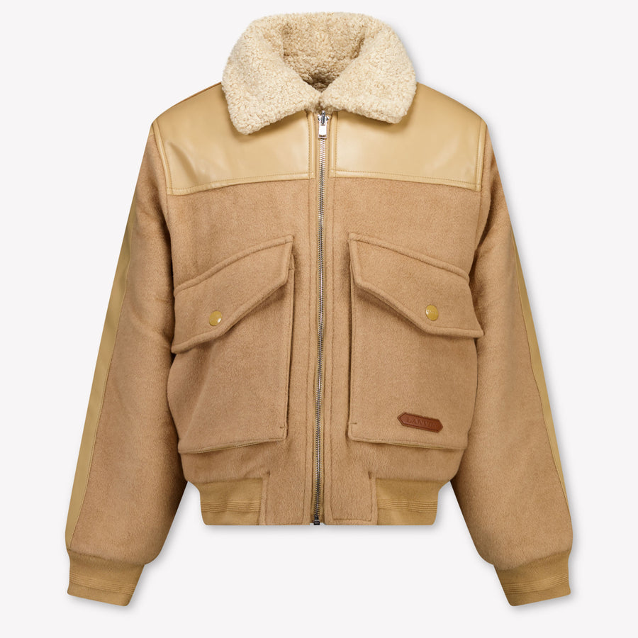 Lanvin Enfants Garçons Manteau d'hiver Beige
