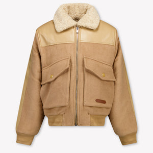 Lanvin Enfants Garçons Manteau d'hiver Beige