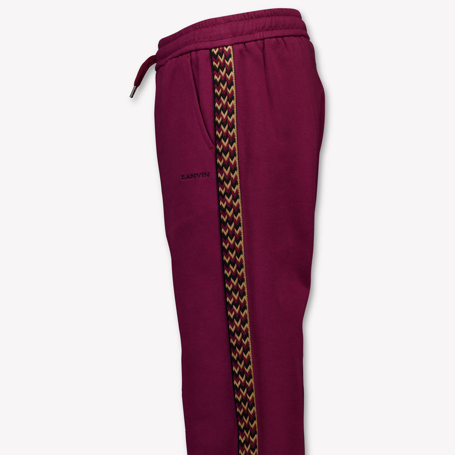 Lanvin niños Chicos pantalones en Burdeos