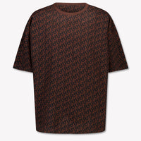 HUGOEnfants Garçons T-shirt en noir Marron