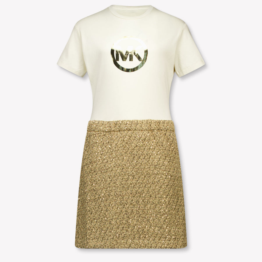 Michael Kors Kids Girls Dress In Gold