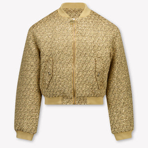 Michael Kors Kinder Mädchen Strickjacke In Gold