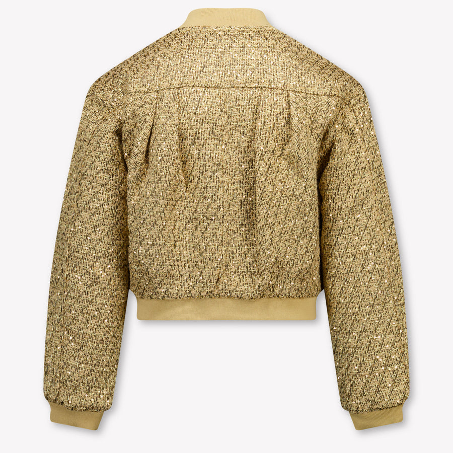 Michael Kors Kinder Mädchen Strickjacke In Gold