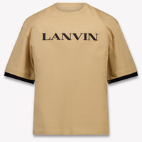 Lanvin Enfants Garçons T-shirt dans Beige