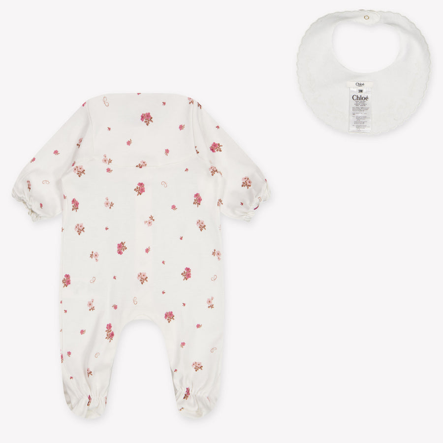Chloe bebe Chicas Mono corto en Blanco