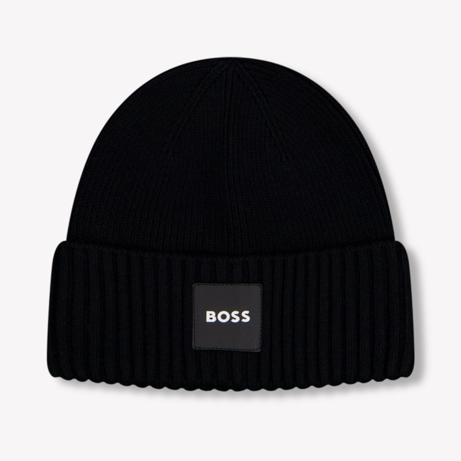 Boss Kinder Jungen Hut rein Schwarz