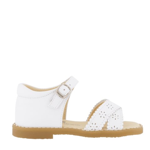 Andanines Enfant Filles Des sandales Blanc