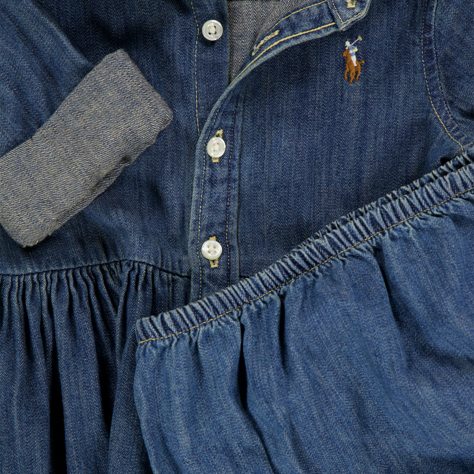 Ralph Lauren Baby Meisjes Jurk In Blauw