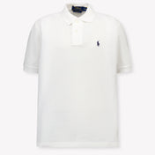 Ralph Lauren niños Chicos polo en Blanco