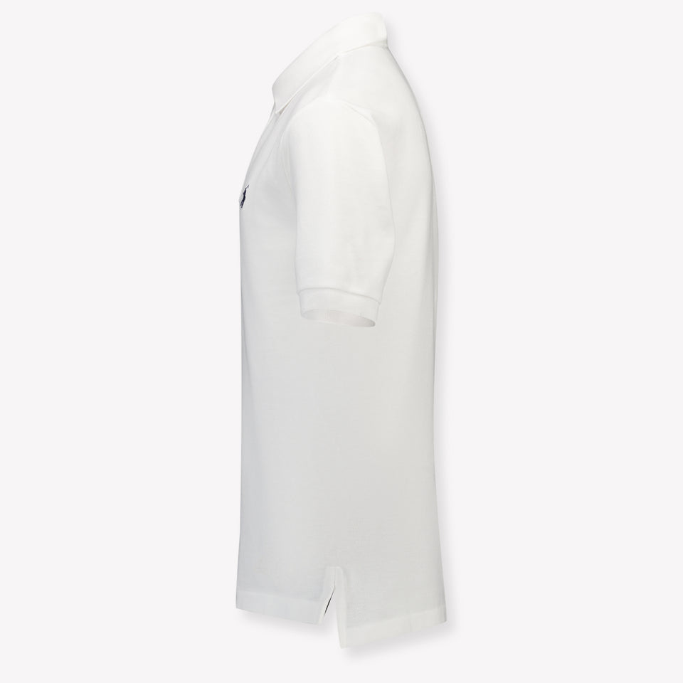 Ralph Lauren niños Chicos polo en Blanco