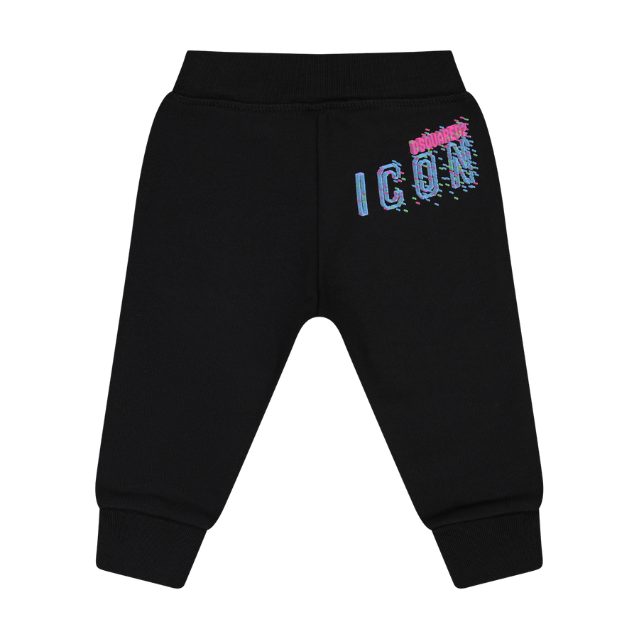 Dsquared2 Baby Unisex Broek Zwart