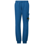 Stone Island Enfant Garçons Pantalon Bleu