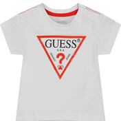 Guess Bébé Garçons T-shirt Blanc