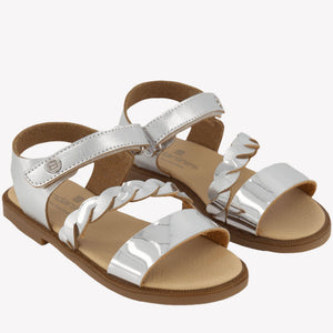 Andanines Kinder Meisjes Sandalen Zilver 31