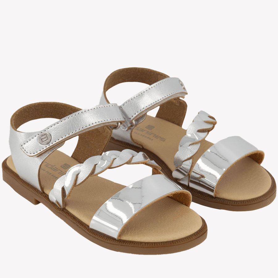 Andanines Kinder Meisjes Sandalen Zilver 31