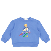 Ralph Lauren baby drenge sweater lyseblå
