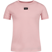 Camiseta infantil de Dolce & Gabbana rosa claro