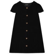 Versace Kinder Mädchen Kleid Schwarz