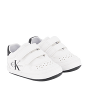 Calvin Klein baby unisex scarpe bianche