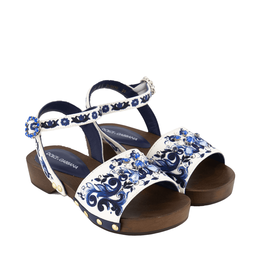 Dolce & Gabbana Kinder Meisjes Sandalen Blauw